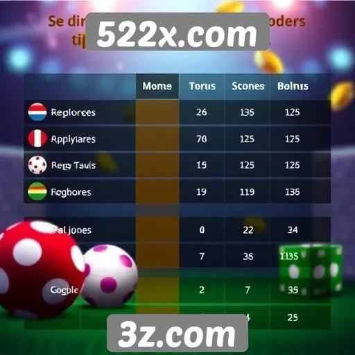 Preferências dos jogadores em relação aos tipos de jogos em 522x.com